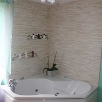 Salle de bain, Douche à l'italienne, robinetterie, éviers, jacuzzi, baignoire, lavabo, plomberie,